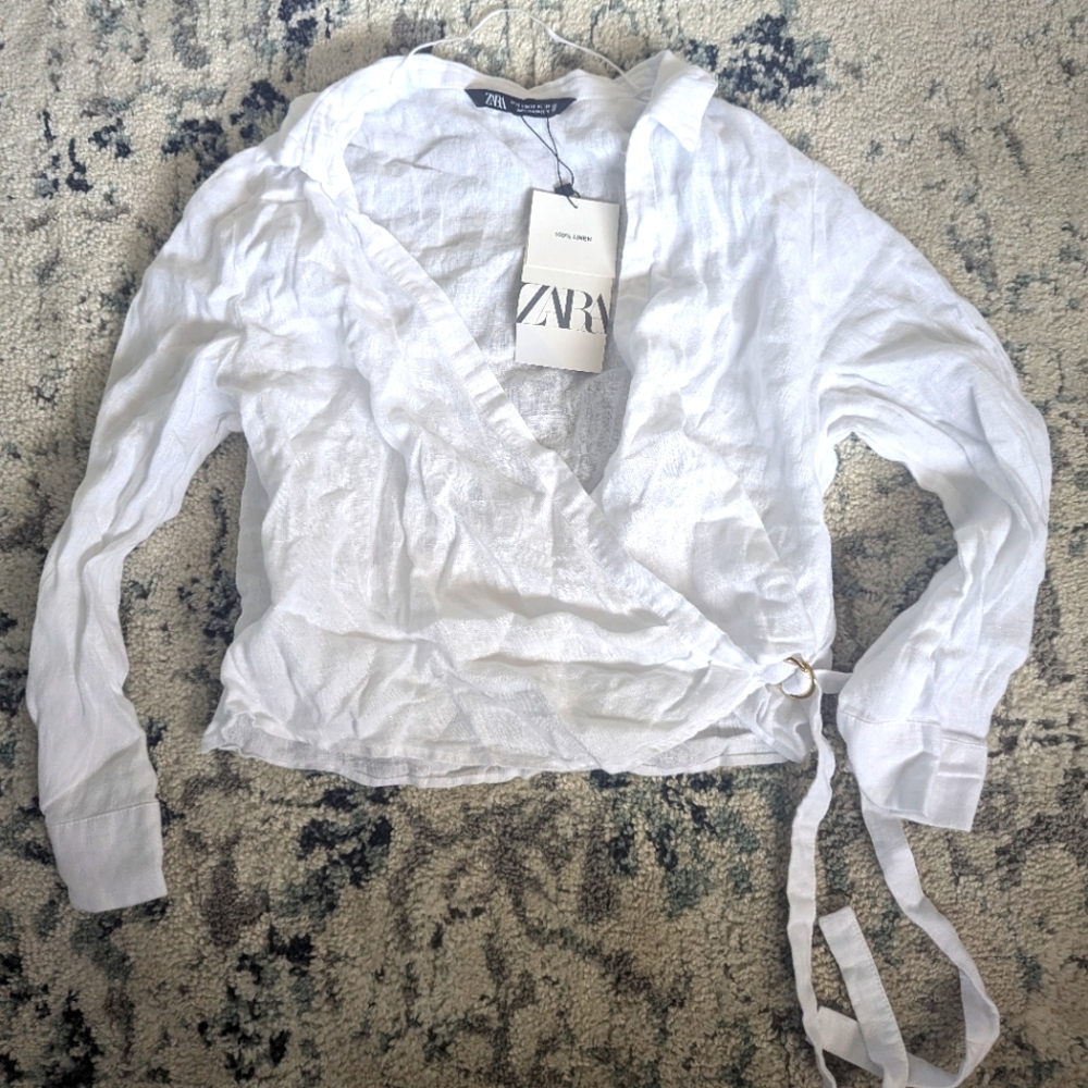 Zara linen top